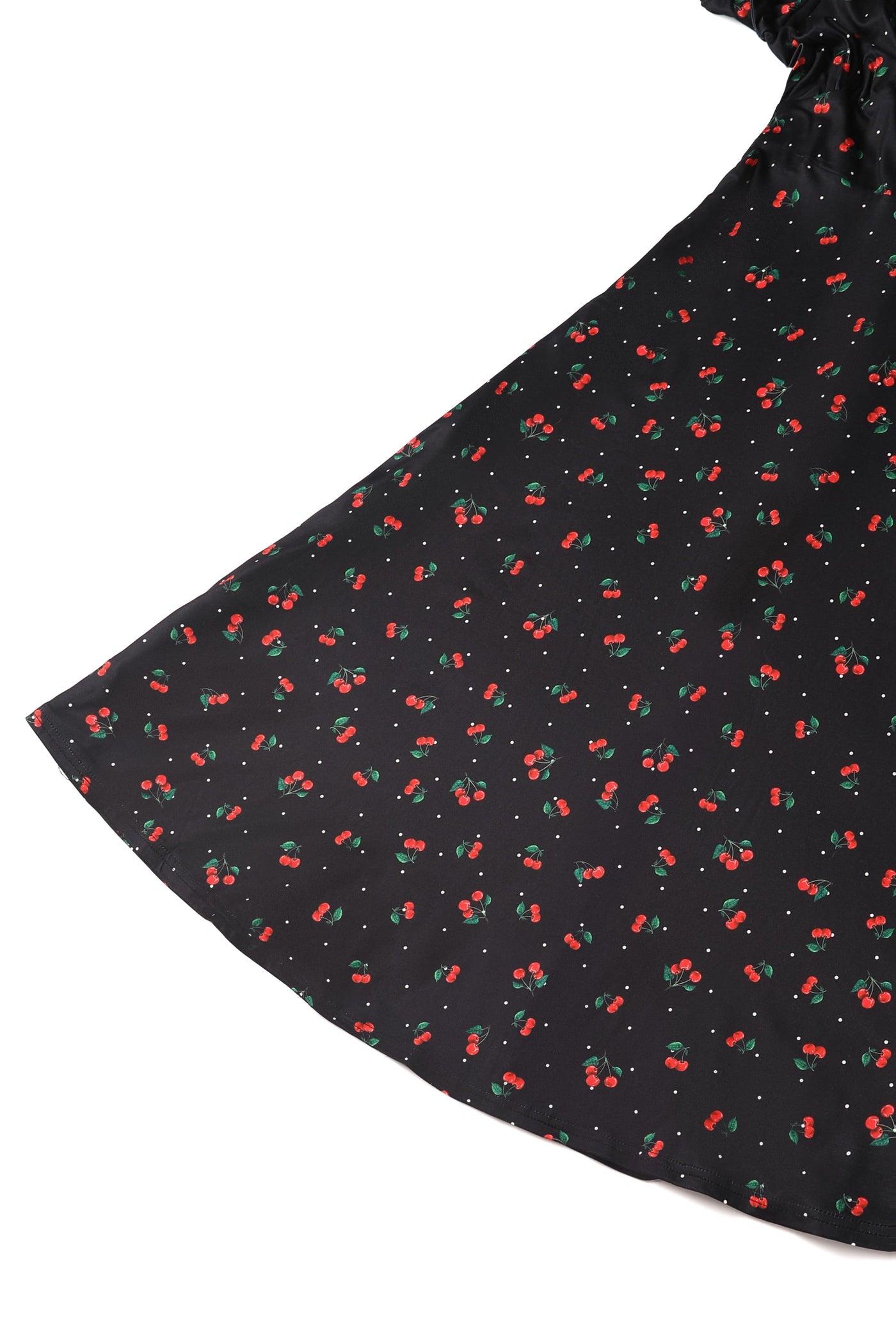 Retro Black Cherry Tea Dress