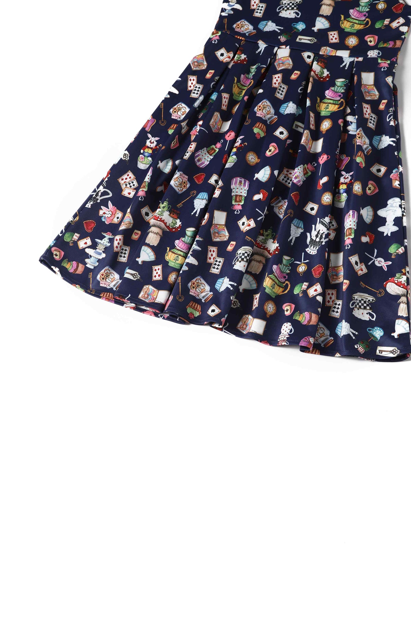 Close up view of Kids Alice In Wonderland Flared Dress