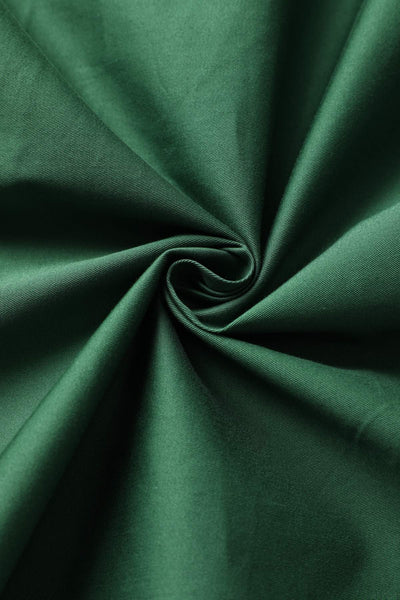 Fabric of Lily Dark Green Off Shoulder Dress