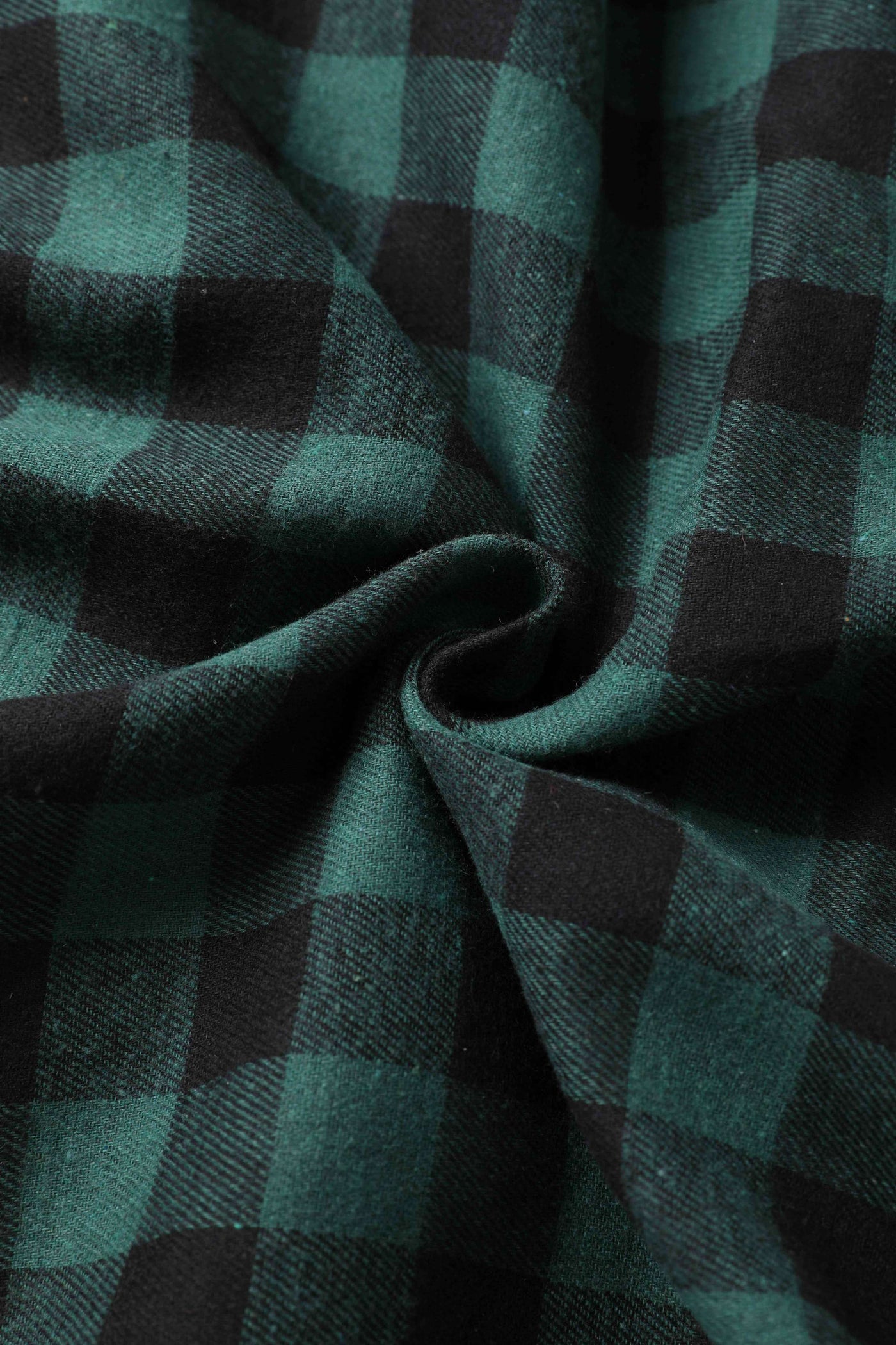 Fabric of Lily Green Check Off Shoulder Dress