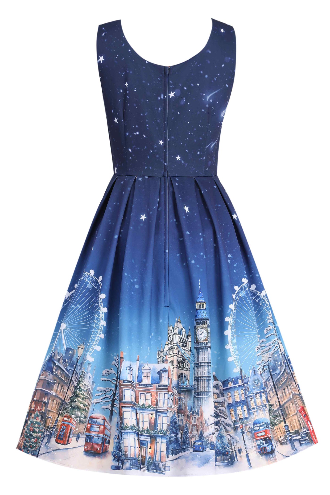 Amanda London Winter Swing Dress With Pockets Amanda London Winter Swing Dress With Pockets