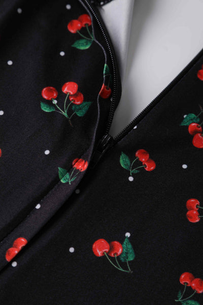 Long Sleeved Cherry Dress