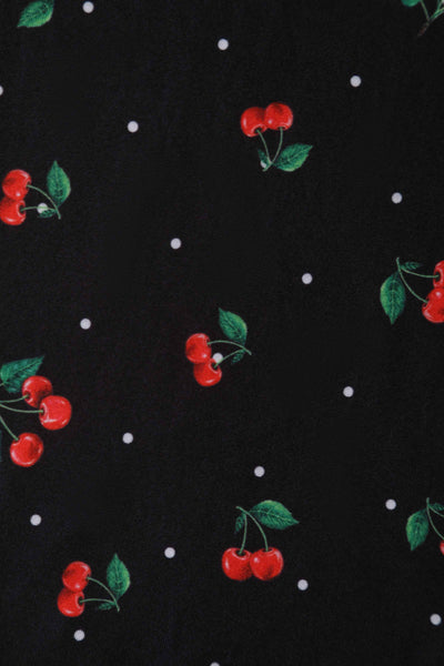 Long Sleeved Cherry Dress