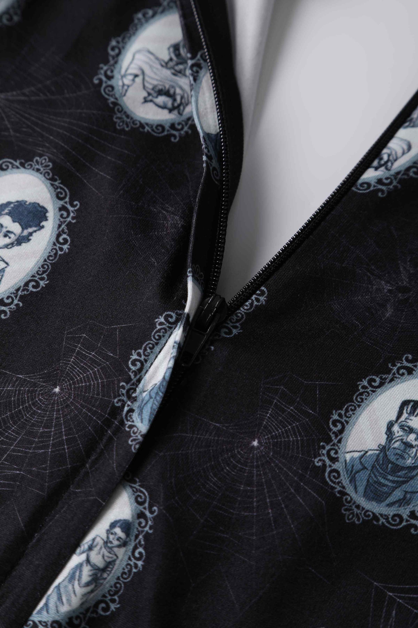 Close up view of Long Sleeved Frakenstein Monster Dress
