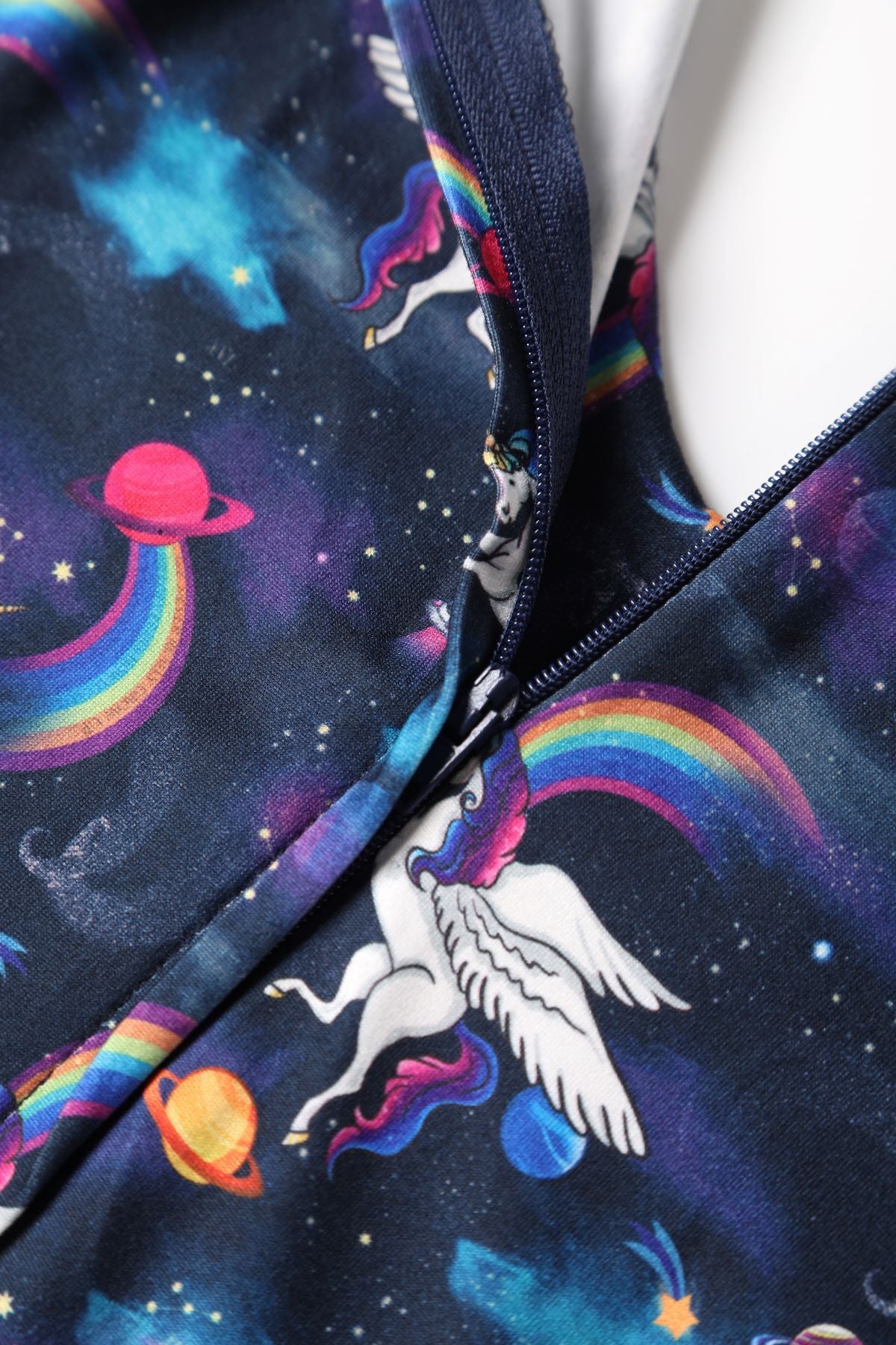 Close up view of Long Sleeved Magical Unicorn Dress