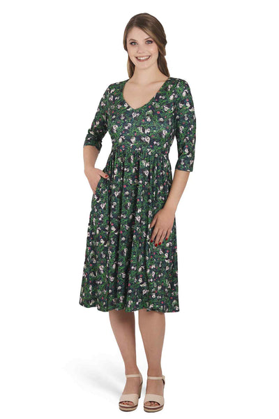 Model photo of Long Sleeved Panda Dress