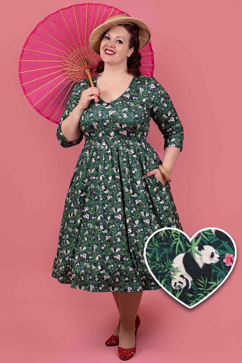 Long Sleeved Panda Dress