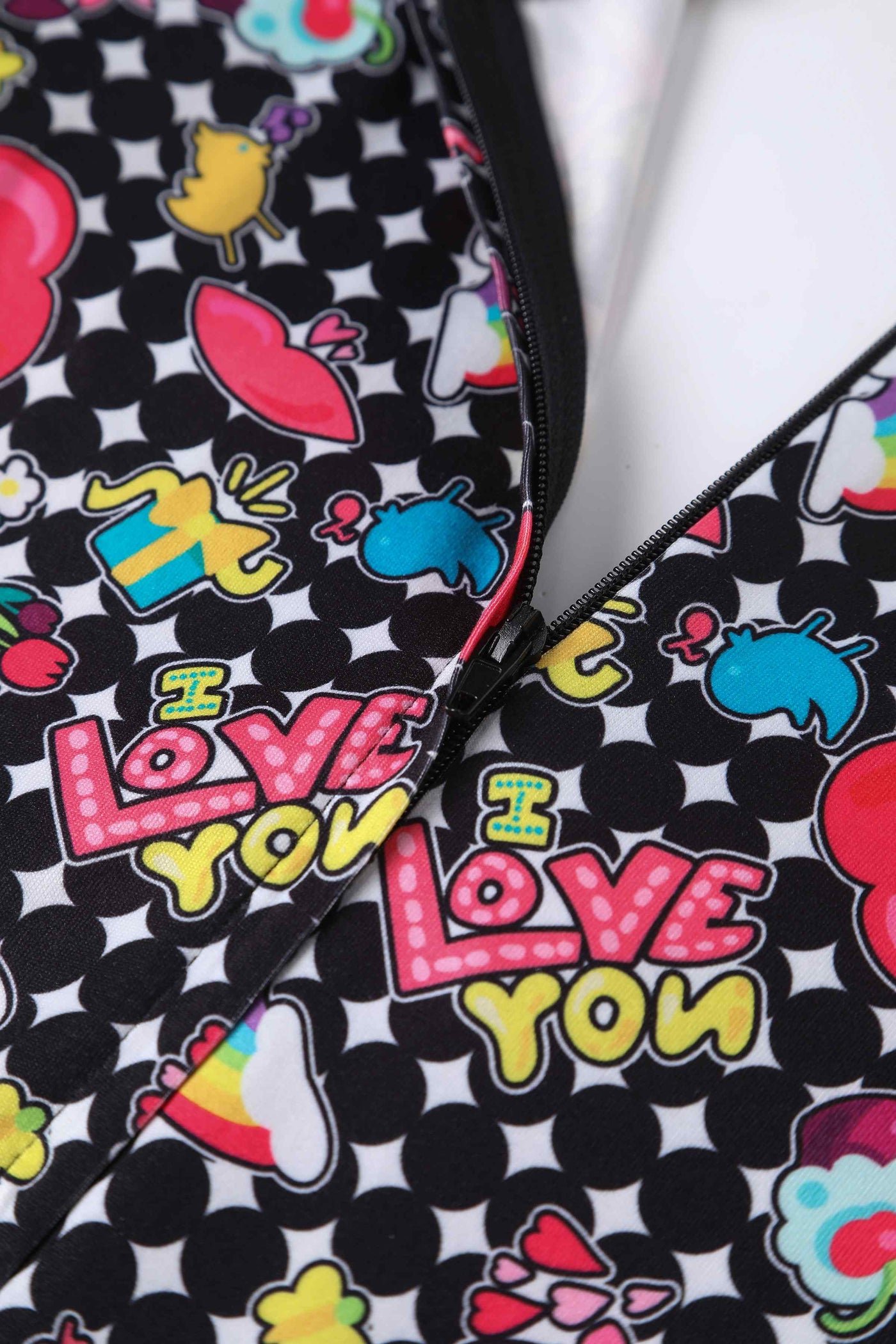 Long Sleeved Retro Pop Art Dress
