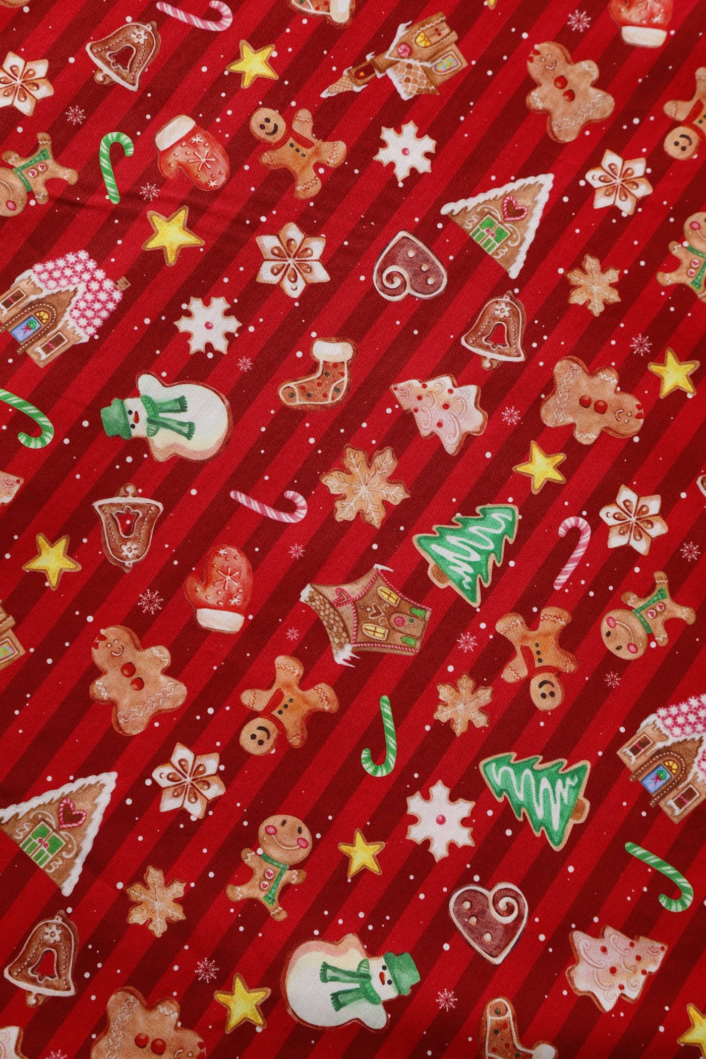Pattern of Mabel Christmas Gingerbread Cookie Shirt Dress