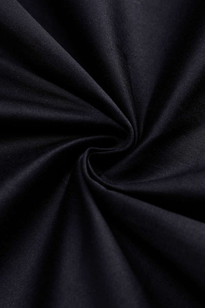 Fabric of Mabel Rockabilly Midi Shirt Dress With Cherry Embroidery