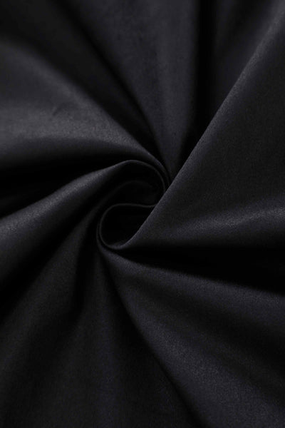 Fabric of Maisie Black Full Circle Midi Skirt