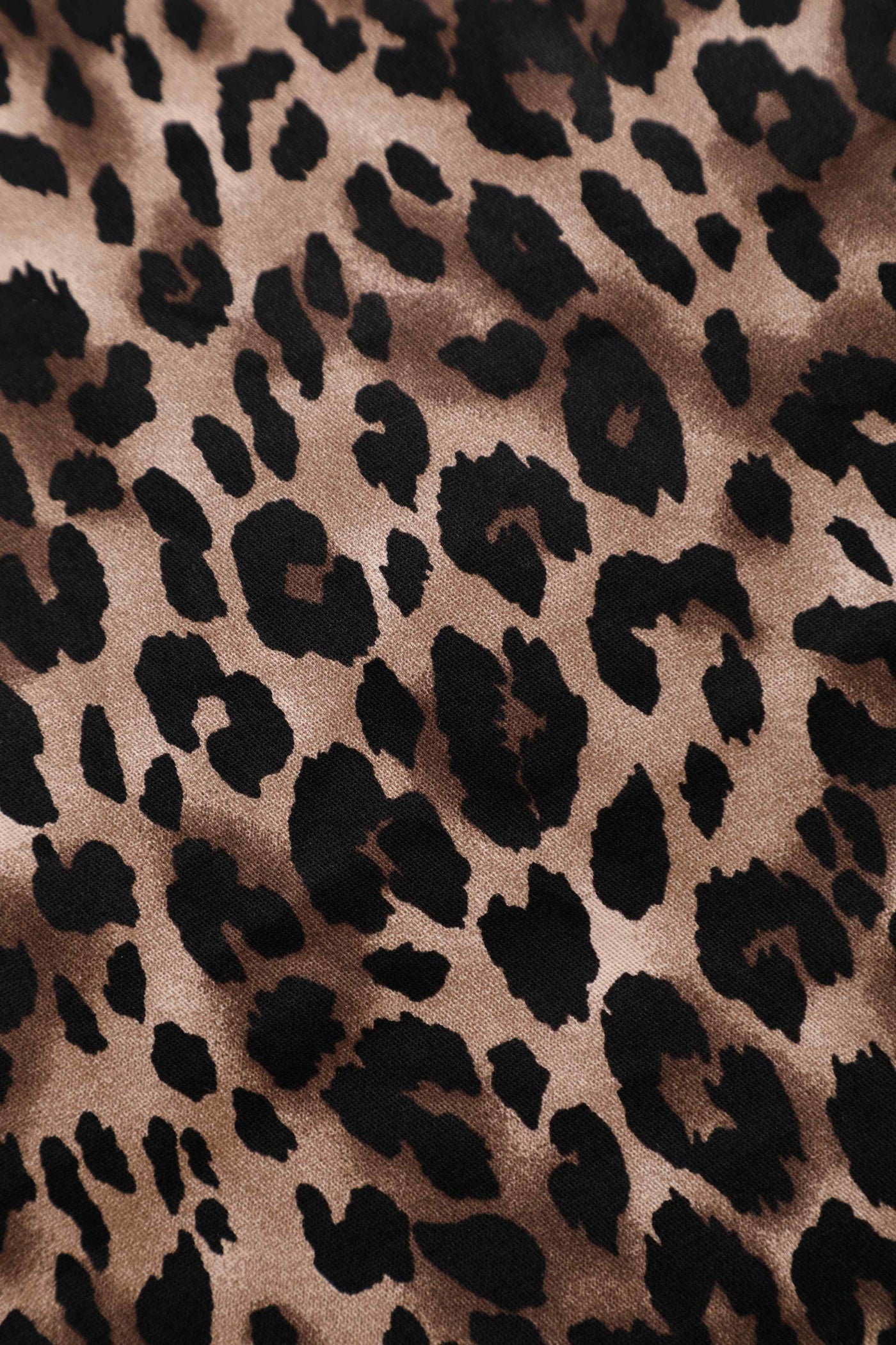 Pattern of Maisie Leopard Print Full Circle Midi Skirt