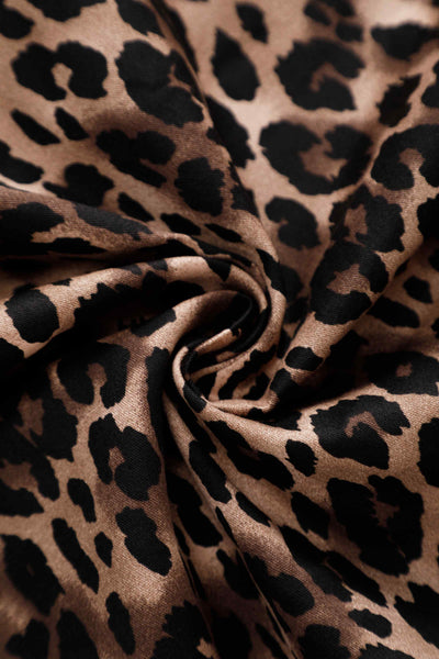 Fabric of Maisie Leopard Print Full Circle Midi Skirt