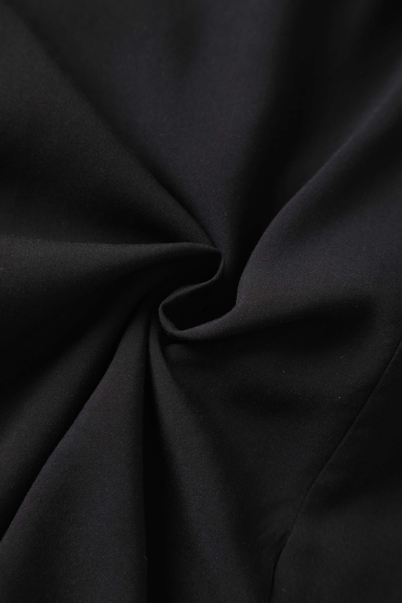 Fabric of Margaret Long Sleeved Blouse In Black