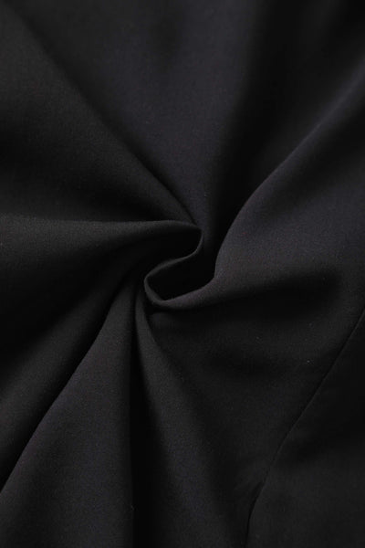 Fabric of Margaret Long Sleeved Blouse In Black