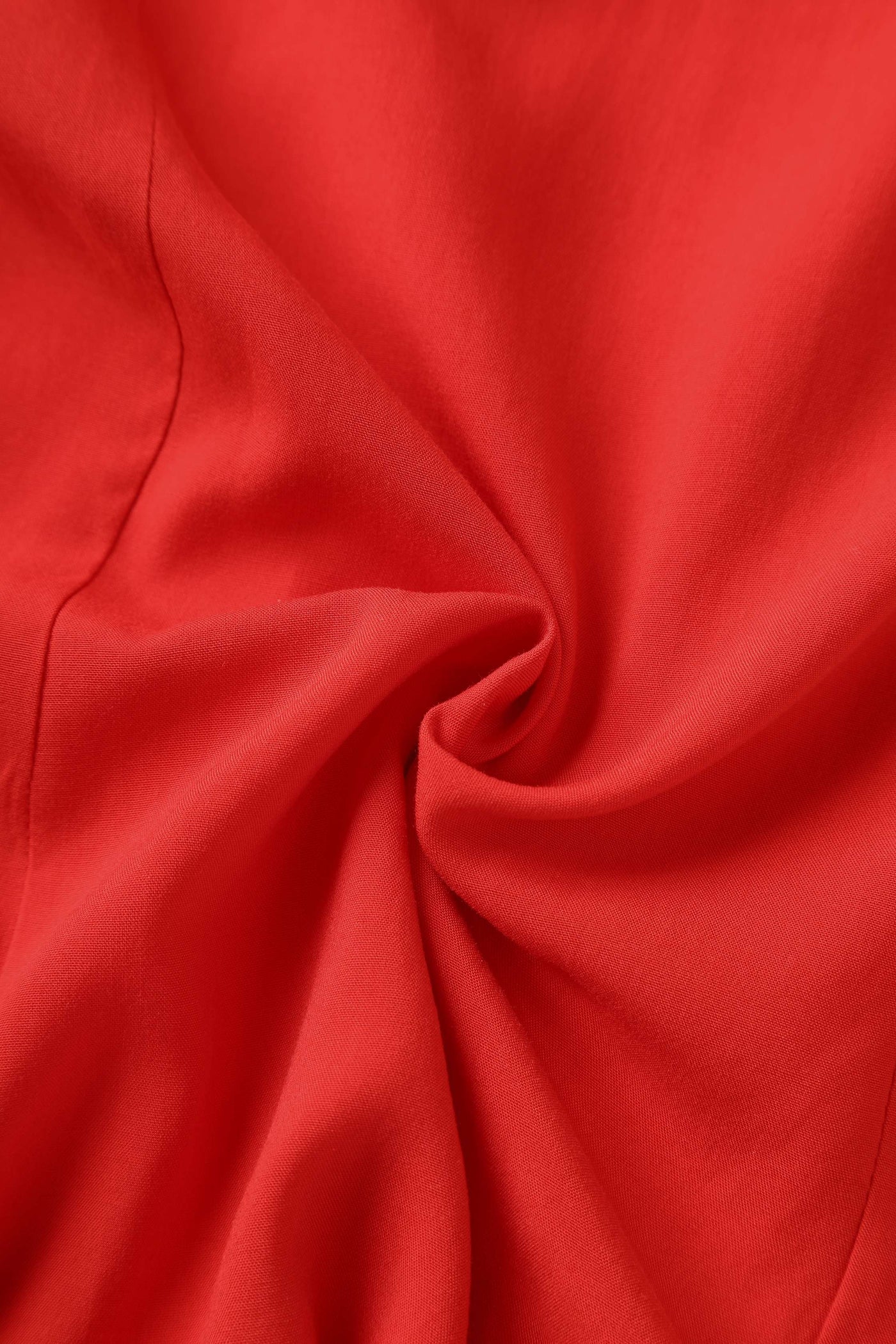 Fabric of Margaret Long Sleeved Blouse In Red