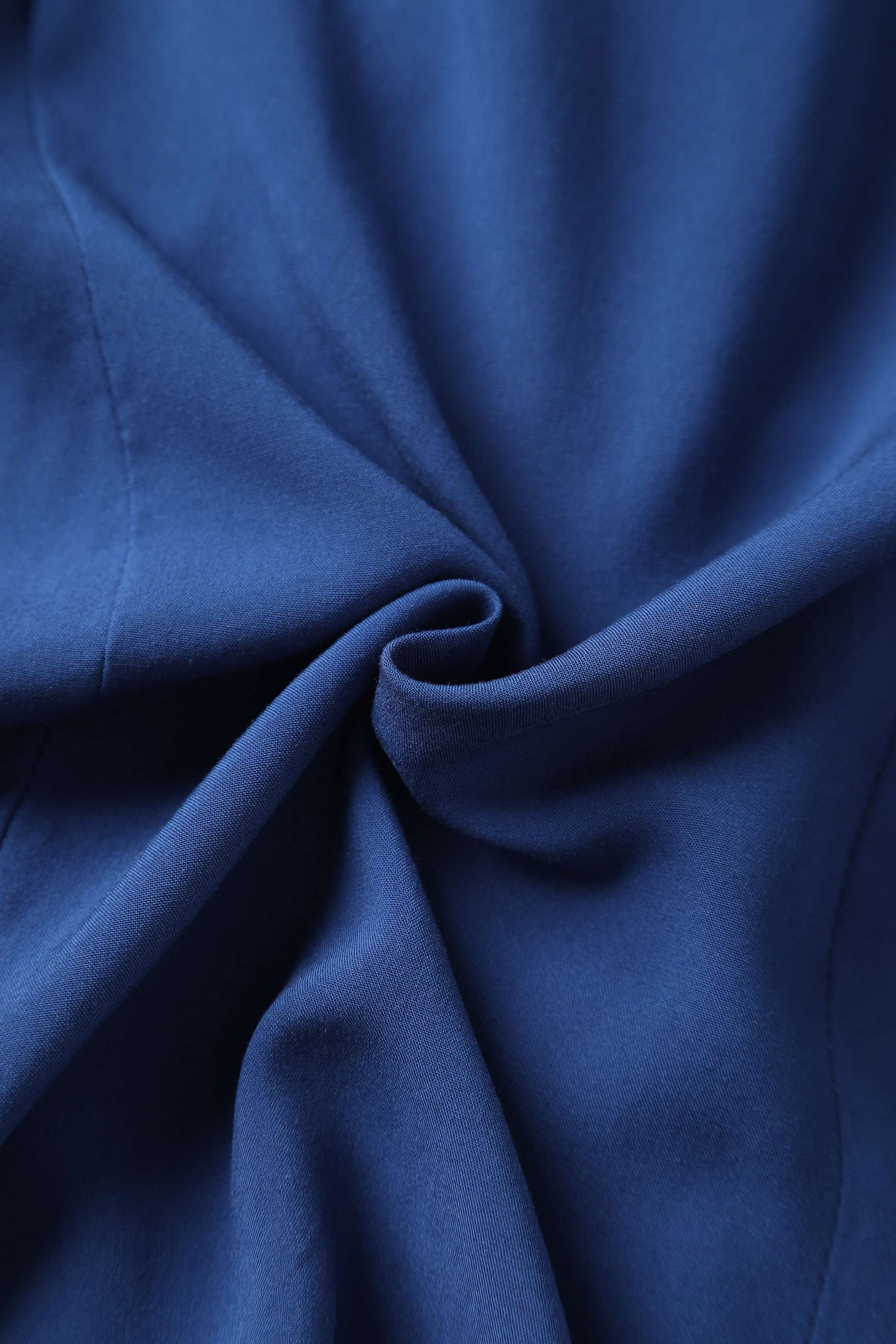 Fabric of Margaret Long Sleeved Blouse In Royal Blue