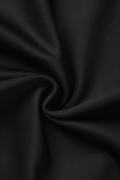 Fabric of Maria Black Circle Dress With Polka Dots