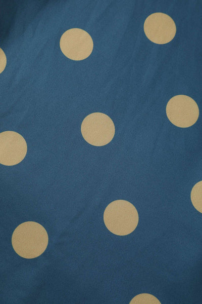 Pattern of Maria Blue Circle Dress With Polka Dots