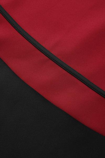 Pattern of Maria Burgundy Circle Dress
