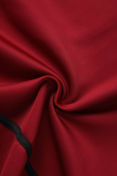 Fabric of Maria Burgundy Circle Dress