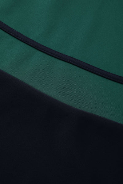 Pattern of Maria Circle Dress in Green & Blue