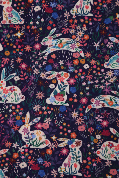 Close up view of Meadow Hopper Swing Dress