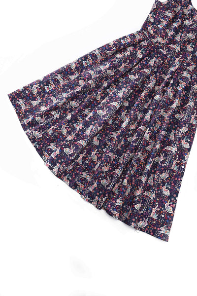 Close up view of Meadow Hopper Swing Dress