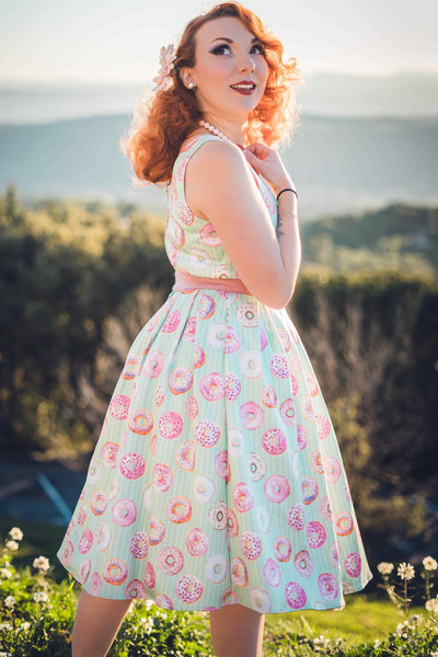 Mint Donut Tea Dress