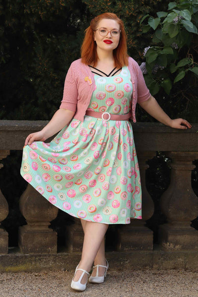 Mint Donut Tea Dress