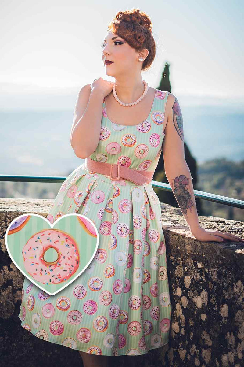 Mint Donut Tea Dress