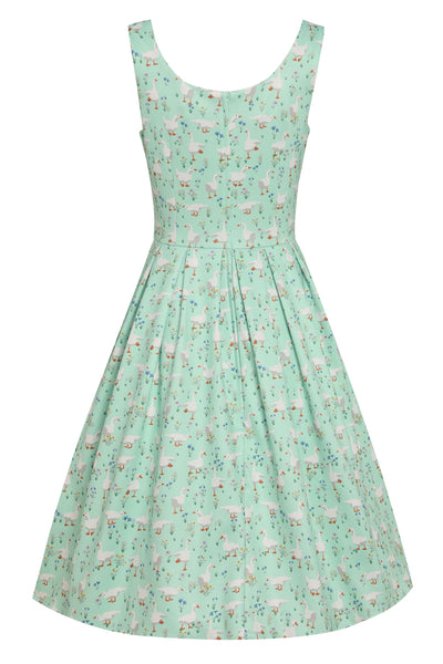 Mint Green Duck Swing Dress