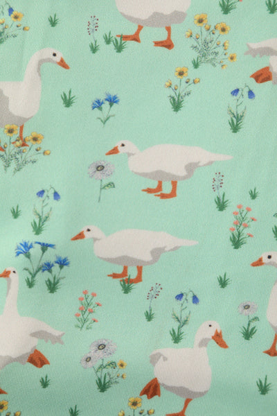 Mint Green Duck Swing Dress