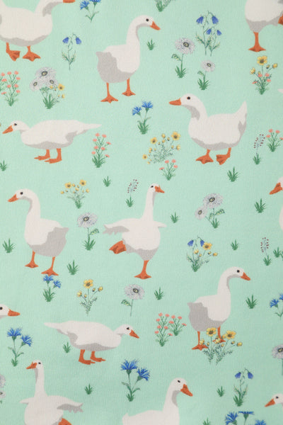 Mint Green Duck Swing Dress