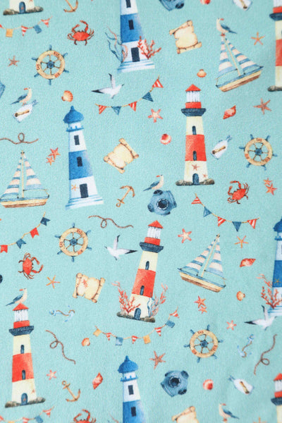 Nautical Lighthouse Day Dress