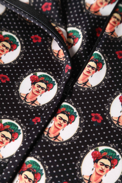 Close up view of Frida Off Shoulder Dress