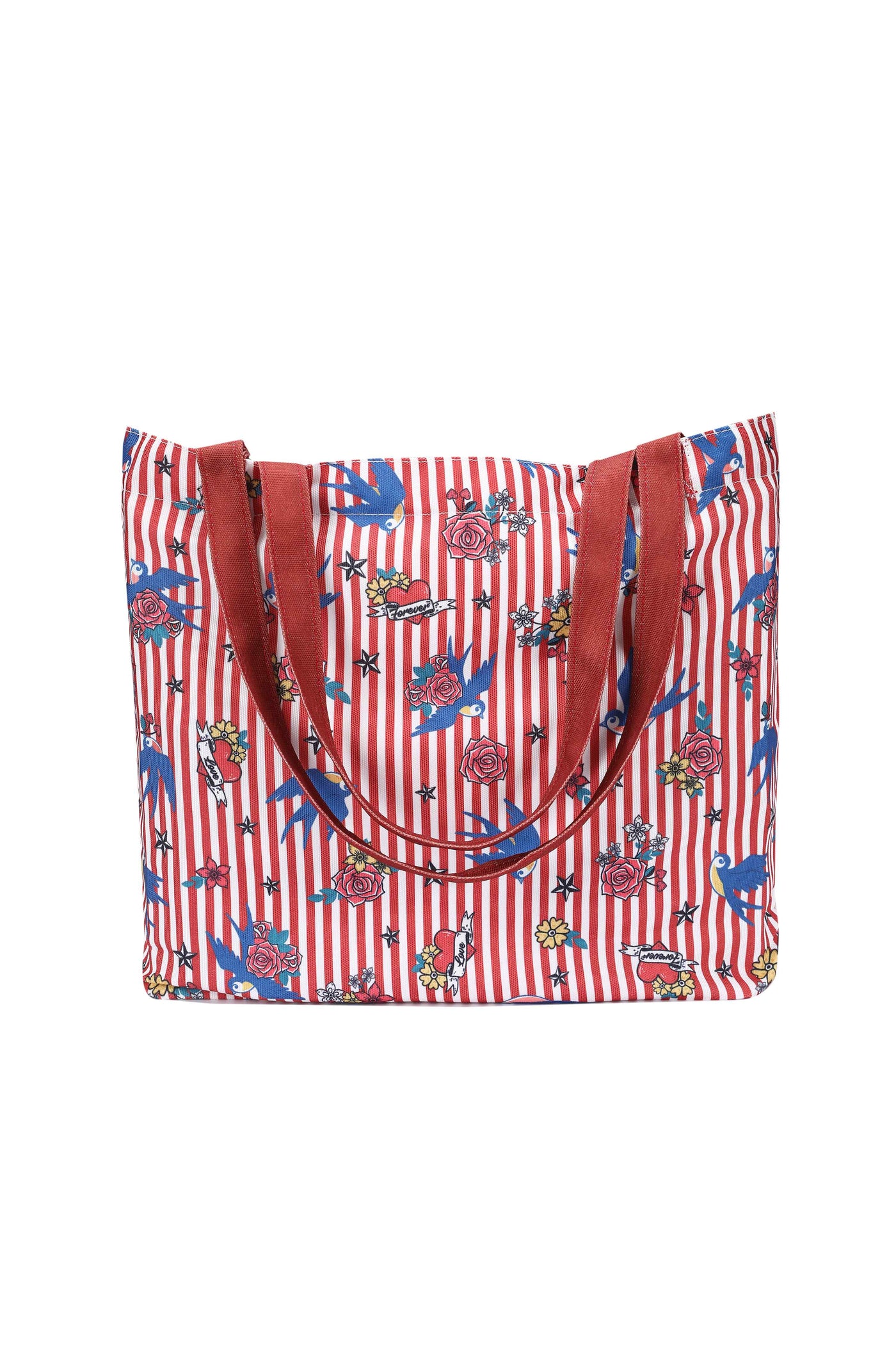 Old School Tattoo Print Tote Bag