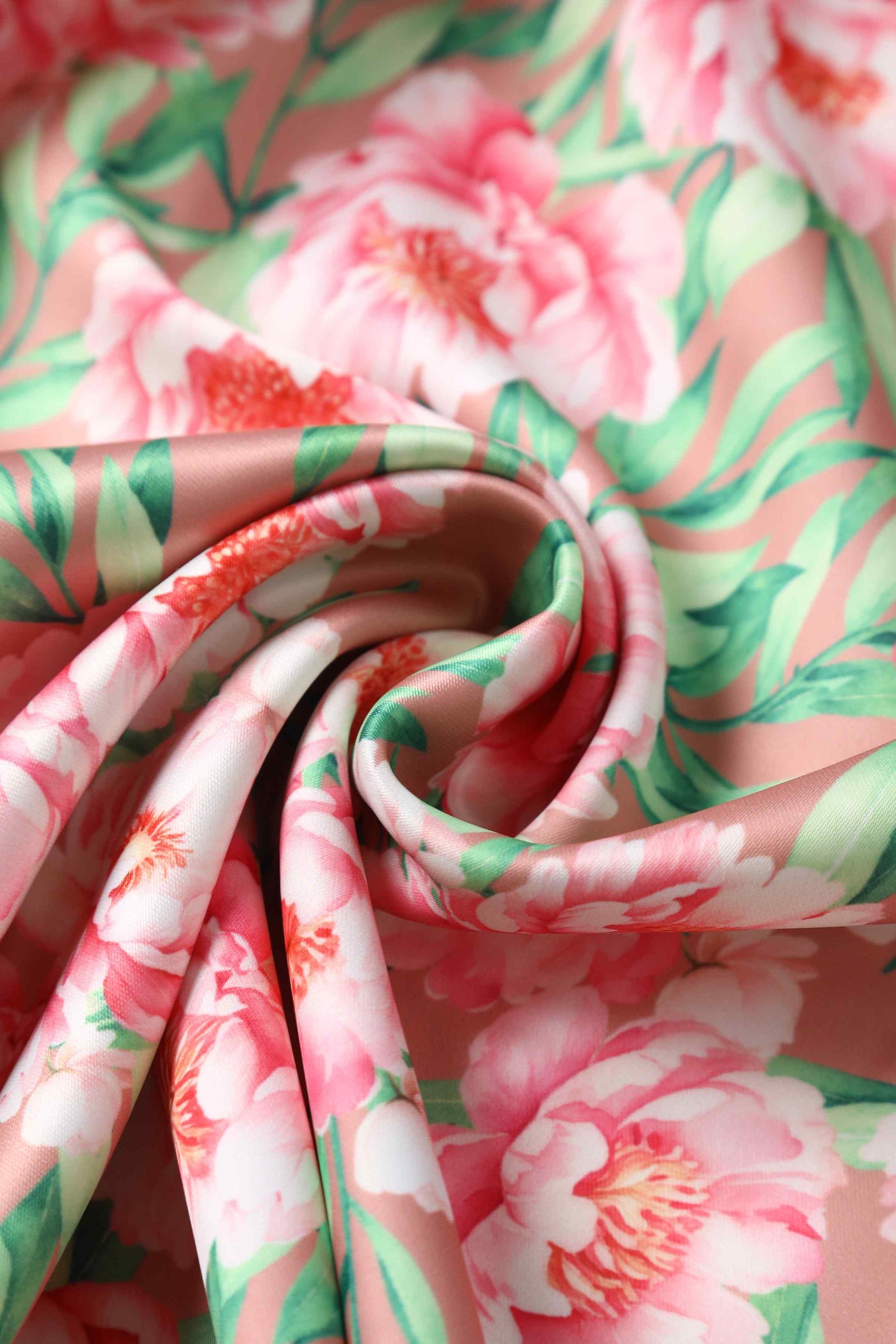 Close up view of Pink Floral Circle Dress