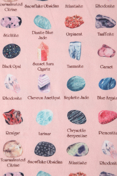 Close up view of Pink Gemstone Flared Dress