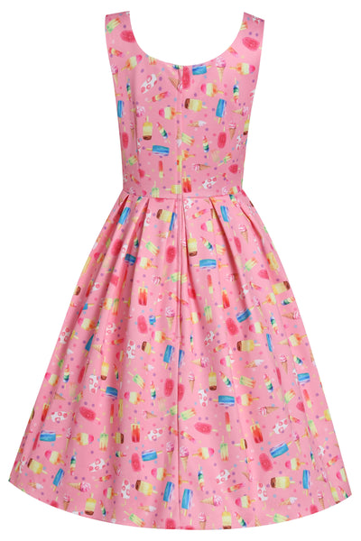 Pink Ice Lolly Swing Dress