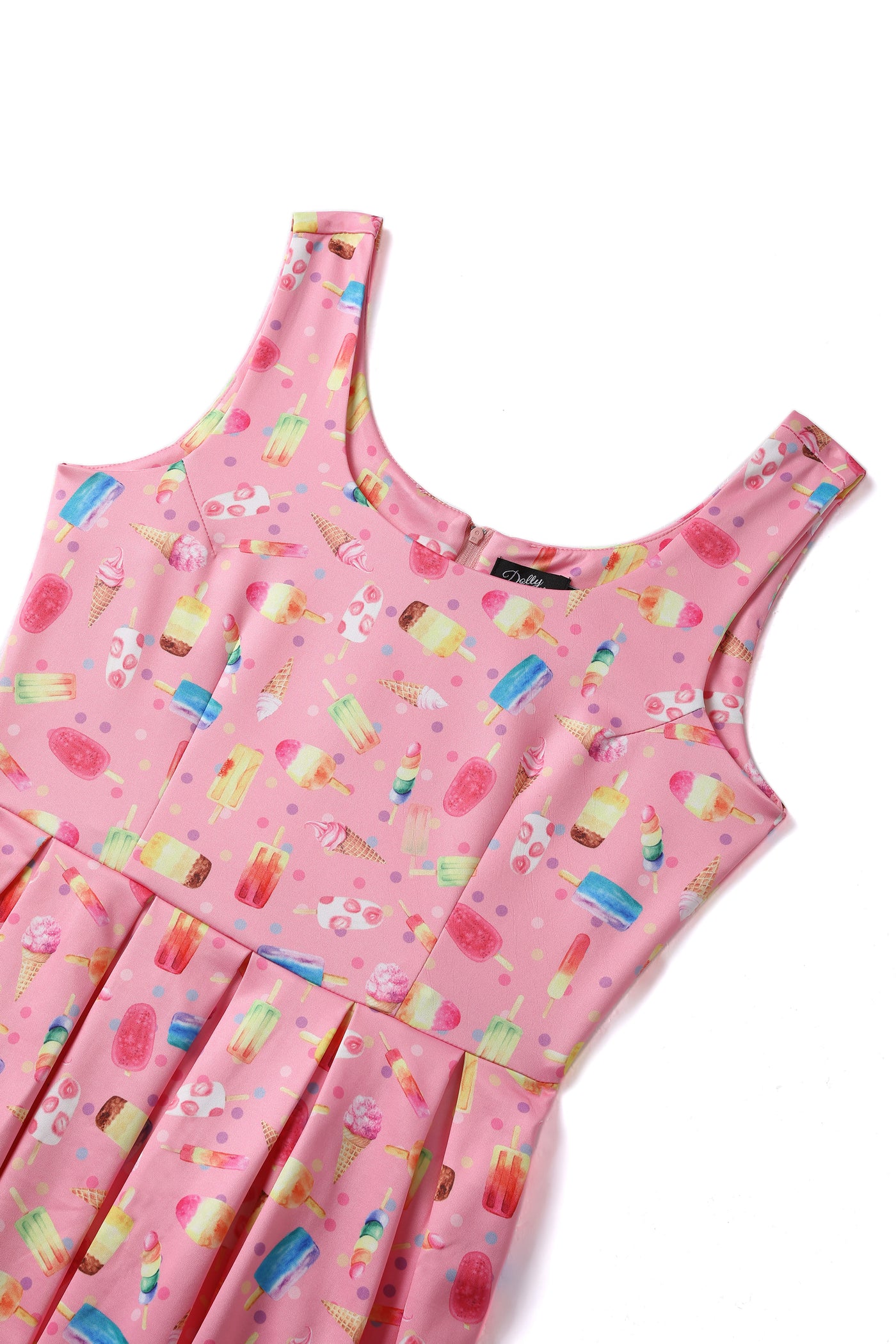 Pink Ice Lolly Swing Dress