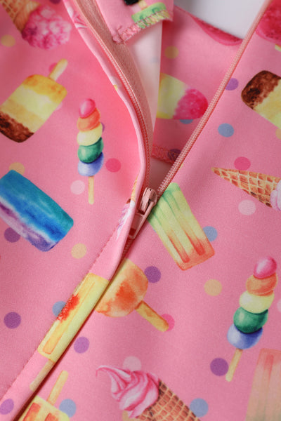 Pink Ice Lolly Swing Dress