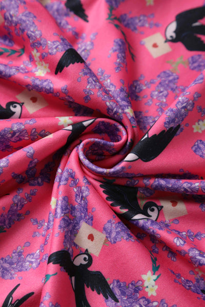 Pink Swallow Dress