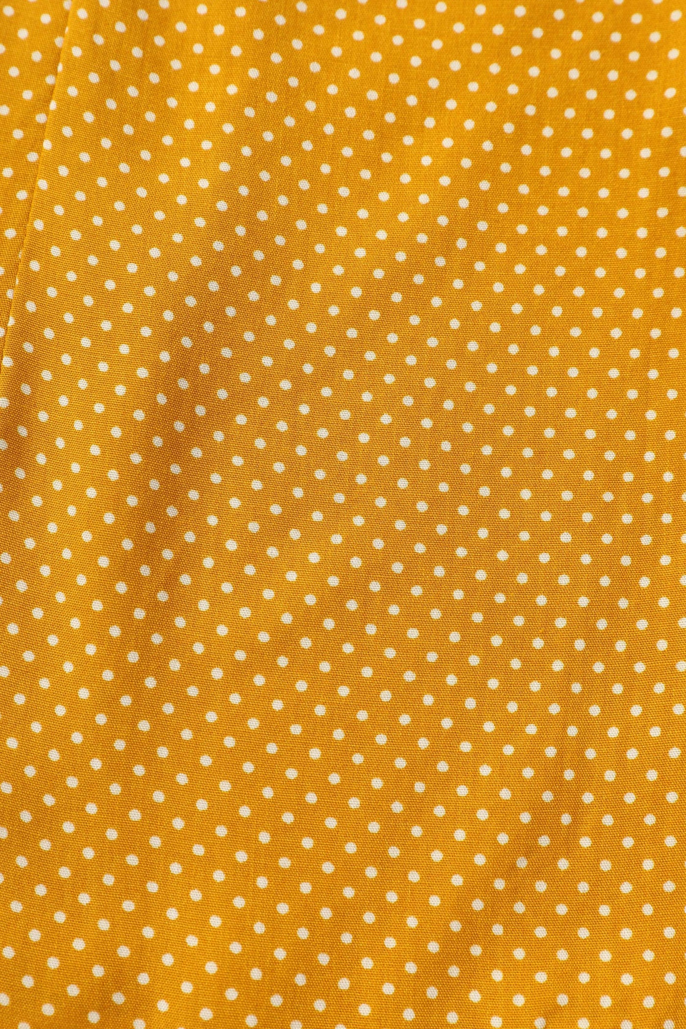 Pattern of Margaret Polka Dot Long Sleeved Blouse In Yellow