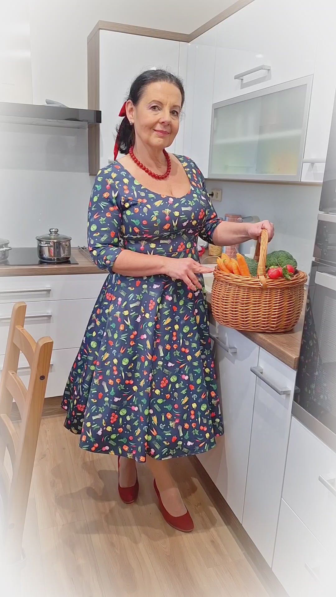 Scarlette Vegetable Midi Dress