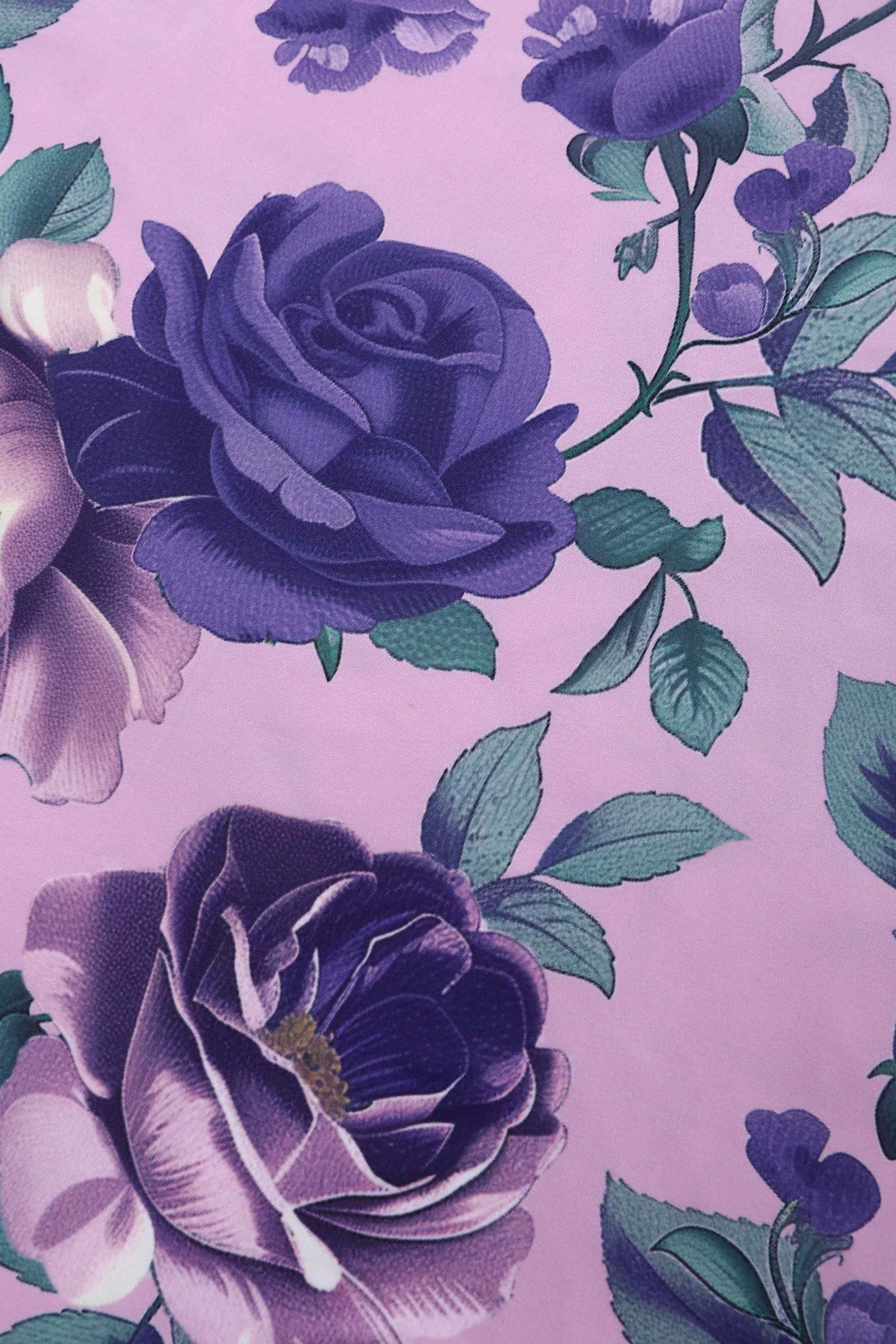 Pattern of Julia Purple Rose Midi Dress