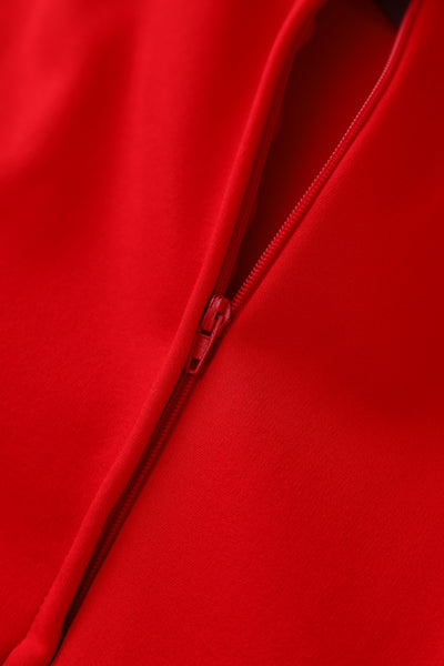 Beverly Red Off Shoulder Dress