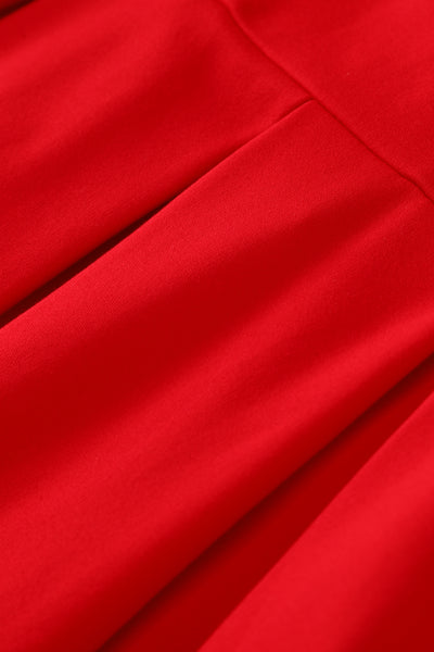 Beverly Red Off Shoulder Dress