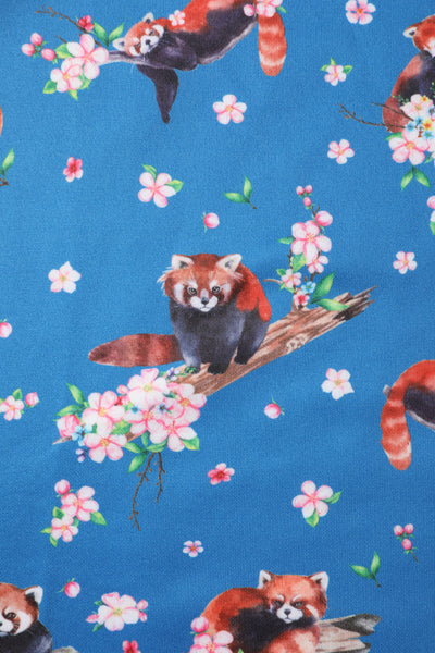 Red Panda Swing Dress