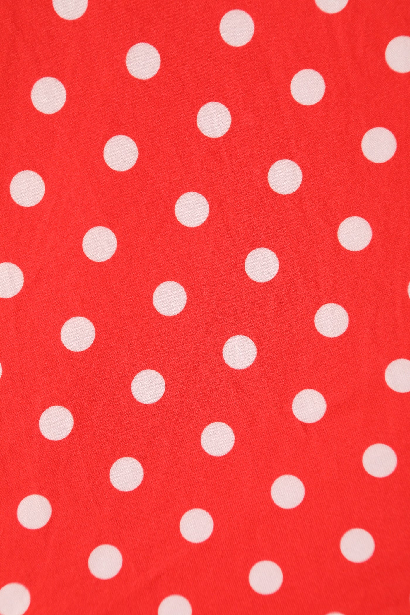 Red Polka Dot Wrap Dress